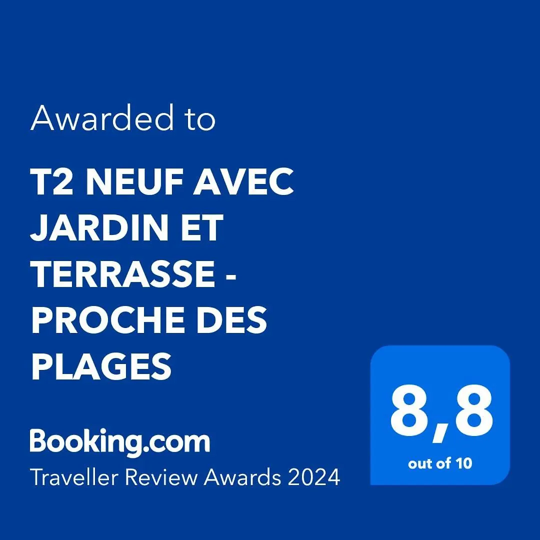T2 Neuf Avec Jardin Et Terrasse - Proche Des Plages サン・シル・シュル・メール